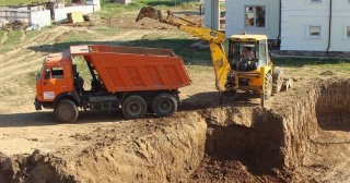 Котлован для дома Гатчина, цена от 315 руб./м3.