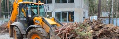 Расчистка участка в Гатчине
