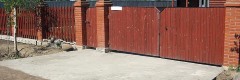 Устройство въезда в Гатчине